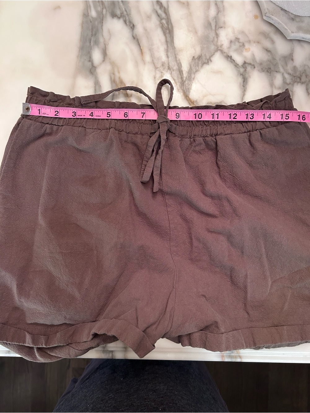 NATURAL LIFE Drawstring Rolled-Hem Shorts - Picture 8 of 10